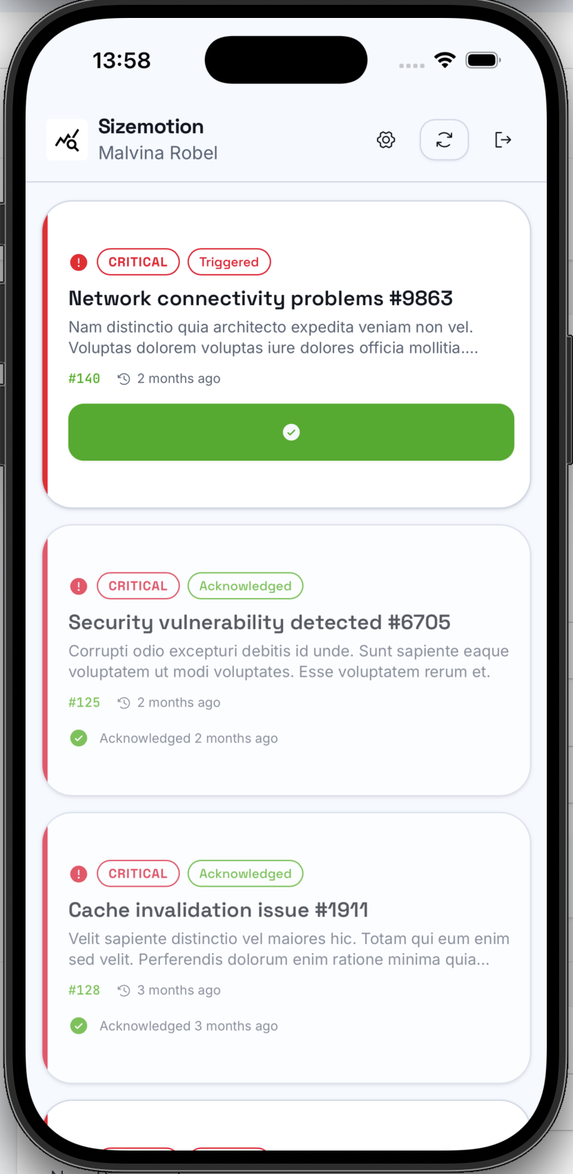 Mobile App Screenshot 1